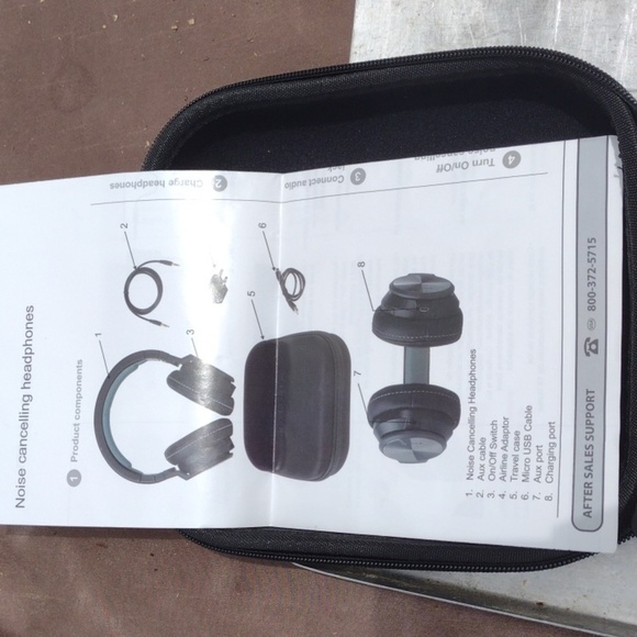 Bauhn Black and Silver Noise-Cancelling Headphones - Picture 4 of 4